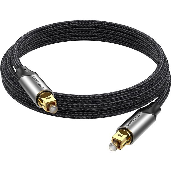 Audio kábel Vention Optical Fiber Toslink Audio Cable Aluminum Alloy Type 3M Gray Audio kábel Vention Optical Fiber Toslink Audio Cable Aluminum Alloy Type 3M Gray