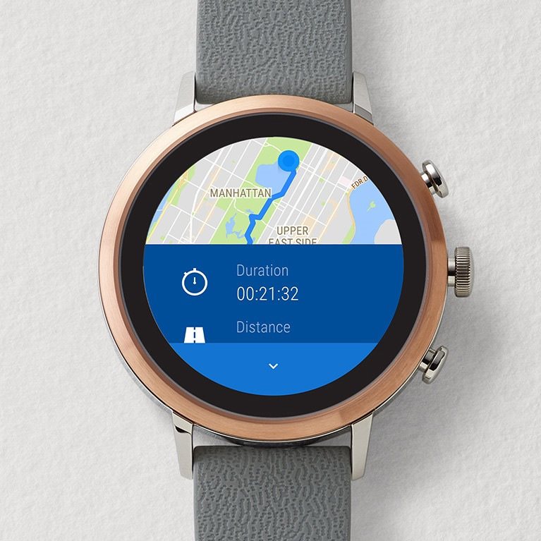 fossil explorist hr black dial