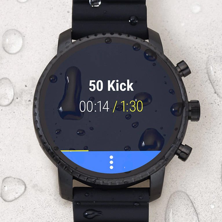 fossil explorist hr black dial