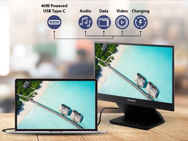Prenosný monitor ViewSonic VP16-OLED ColorPro