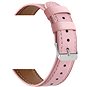 Remienok na hodinky Eternico Leather Band universal Quick Release 20mm ružový - Řemínek