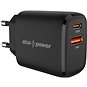 AlzaPower A100 Fast Charge 20 W čierna - Nabíjačka do siete