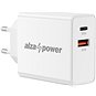 Nabíjačka do siete AlzaPower A130 Fast Charge 30 W biela - Nabíječka do sítě