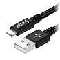 AlzaPower AluCore Lightning MFi (C89) 1 m čierny - Dátový kábel