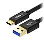 AlzaPower AluCore USB-C 3.2 Gen1, 2 m čierny - Dátový kábel