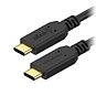 AlzaPower Core USB-C/USB-C 2.0, 3 A, 60 W, 0,5 m čierny - Dátový kábel