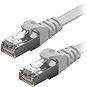 Sieťový kábel AlzaPower Patch CAT6 FTP Flat 3 m sivý - Síťový kabel