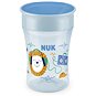NUK hrnček Magic Cup s viečkom 230 ml – modrý, mix motívov - Detský hrnček