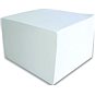Papierový bloček v kocke, 90 × 90 × 50 mm, so stojanom - Papierové bločky