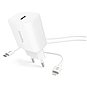 Nabíjačka do siete Epico 20 W PD Charger Bundle – biela - Nabíječka do sítě