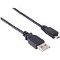 PremiumCord USB 2.0 prepojovací A-B micro 2 m čierny - Dátový kábel