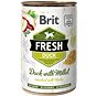 Brit Fresh duck with millet 400 g - Konzerva pre psov