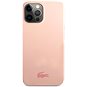 Lacoste Liquid Silicone Glossy Printing Logo Kryt pre Apple iPhone 13 Pro Max Pink - Kryt na mobil