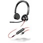 Poly BLACKWIRE 3325, USB-A + 3,5 mm - Slúchadlá