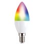 Solight LED SMART WIFI žiarovka, sviečka, 5 W, E14, RGB, 400 lm - LED žiarovka