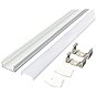 Solight hliníkový profil pre LED pásky 1, 17 × 8 mm, mliečny difuzér, 1 m - Rámik