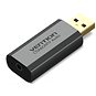Vention USB External Sound Card Gray Aluminium Type (OMTP-CTIA) - Externá zvuková karta