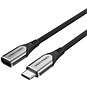 Dátový kábel Vention Nylon Braided Type-C (USB-C) Extension Cable (4K/PD/60 W/5 Gbps/3 A) 1 m Gray - Datový kabel