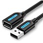 Vention USB 2.0 Male to USB Female Extension Cable 3m Black PVC Type - Dátový kábel
