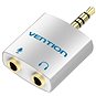 Vention 3,5 mm Jack Male to 2× 3,5 mm Female Audio Splitter with Separated Audio and Vention Microph - Redukcia