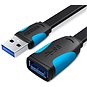 Vention USB3.0 Extension Cable 3 m Black - Dátový kábel