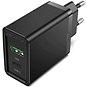 Nabíjačka do siete Vention 2-Port USB (A+C) Wall Charger (18 W + 20 W PD) Black - Nabíječka do sítě