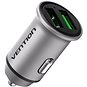 Vention Two-Port USB A+A(18/18) Car Charger Gray Mini Style Aluminium Alloy Type - Nabíjačka do auta