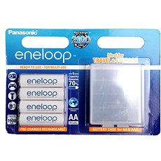 Panasonic eneloop AA 1 900 mAh 4ks + case - Nabíjateľná batéria
