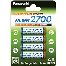 Panasonic eneloop HR6 AA 3HGAE/4BE HICAP 2700 - Nabíjateľná batéria