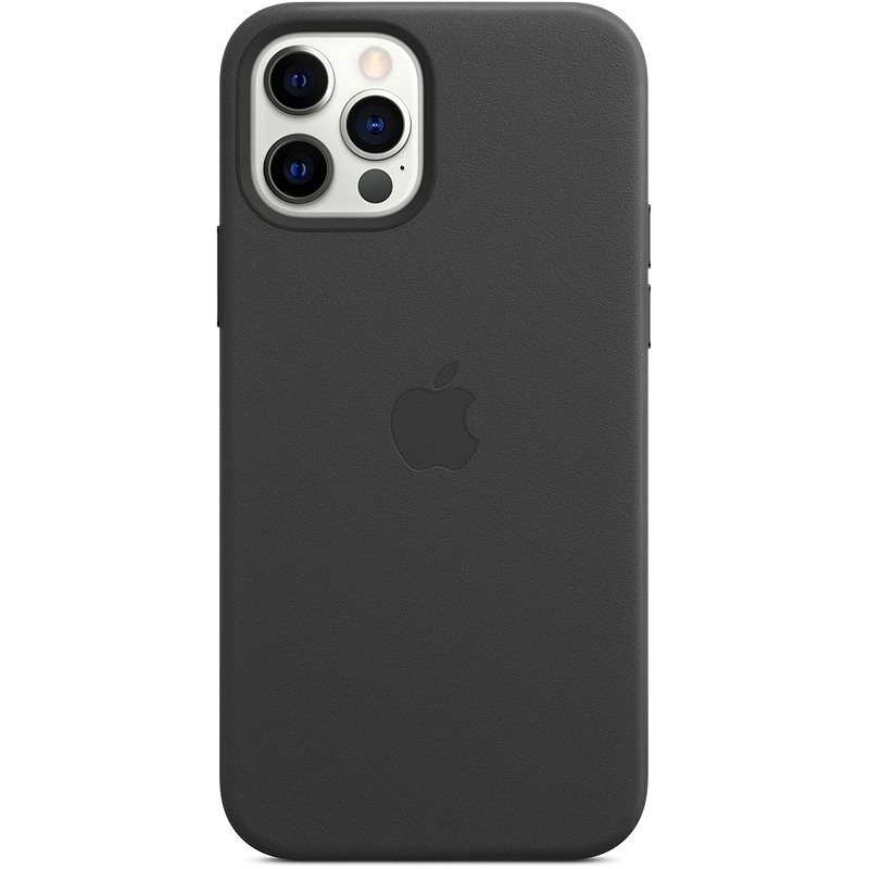Apple iPhone 12 a 12 Pro Kožený kryt s MagSafe čierny - Kryt na mobil