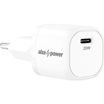 AlzaPower A120 Fast Charge 20 W biela