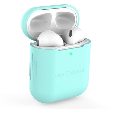 AlzaGuard Skinny Silicone Case na Airpods 1. a 2. generácie, zelené