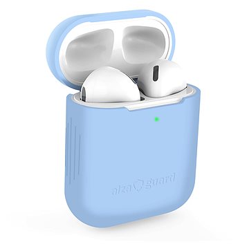 AlzaGuard Skinny Silicone Case na Airpods 1. a 2. generácie, modré