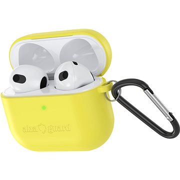 AlzaGuard Skinny Silicone Case na Airpods 2021 žlté