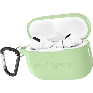 AlzaGuard Skinny Silicone Case na Airpods Pro 2022 zelené