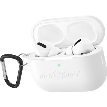 AlzaGuard Skinny Silicone Case na Airpods Pro 2022 biele