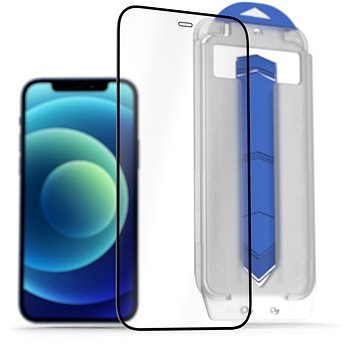 AlzaGuard 2.5D FullCover Glass EasyFit DustFree 2 Pack na iPhone 12/12 Pro