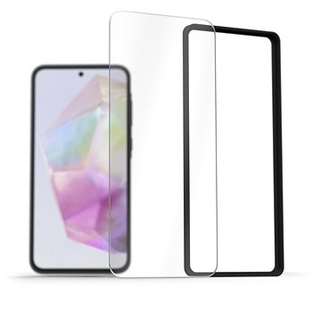 AlzaGuard 2.5D FullCover Glass EasyFit 2 Pack na Samsung Galaxy A35 s inštalačným rámčekom