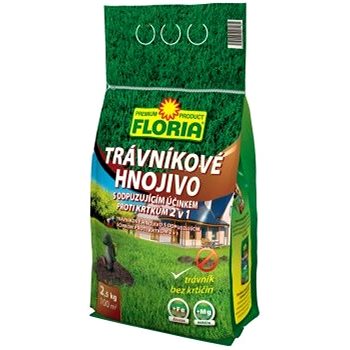 FLORIA Trávníkové hnojivo s odpuzujícím účinkem proti krtkům 2,5 kg - Trávnikové hnojivo