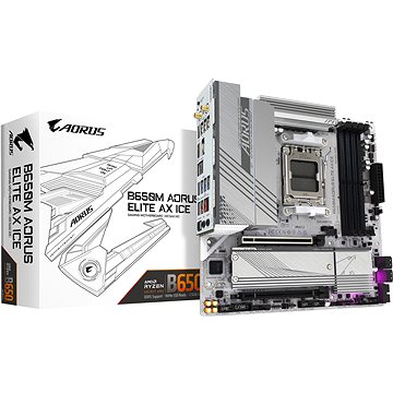 GIGABYTE B650M A ELITE AX ICE