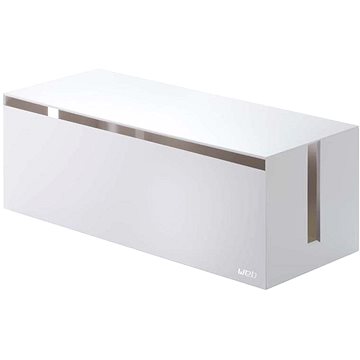 Yamazaki Box na nabíjačky Web 2707, plast, šírka 40 cm, biely