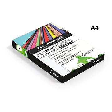 Alza Color A4 modrý pastelový svetlý 80g 100 listov