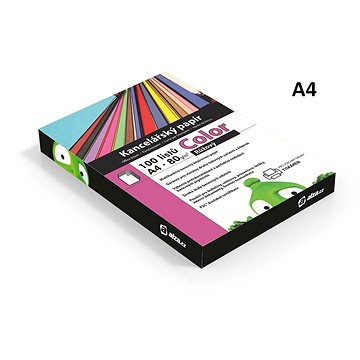 Alza Color A4 ružový 80g 100 listov