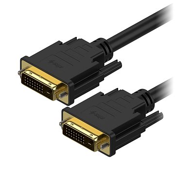 AlzaPower DVI-D Dual Link 3m čierny