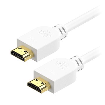 AlzaPower Core Premium HDMI 2.0 High Speed 4K 1m biely