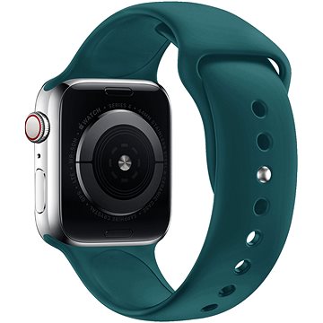 Eternico Essential pre Apple Watch 42mm / 44mm / 45mm deep green veľkosť M-L