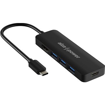 AlzaPower USB-C Dock Station 5 v 1 čierna