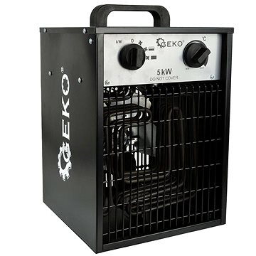 GEKO Elektrický ohrievač vzduchu s ventilátorom 5 kW