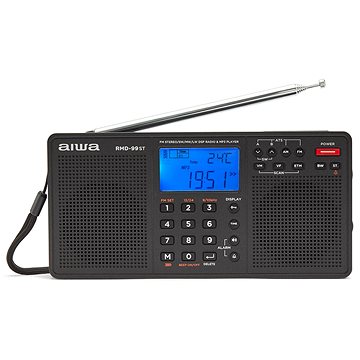 AIWA Rádio so slúchadlami do uší RMD-99 ST