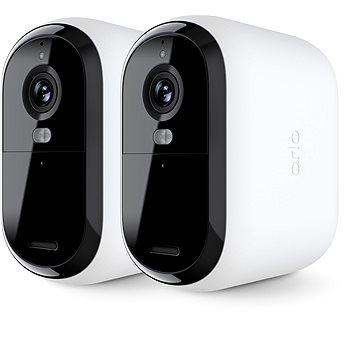 Arlo Essential Gen.2 XL FHD Outdoor Security Camera, 2 ks, biela